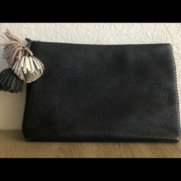 Black leather Kate Spade Clutch - Picture 2 of 3